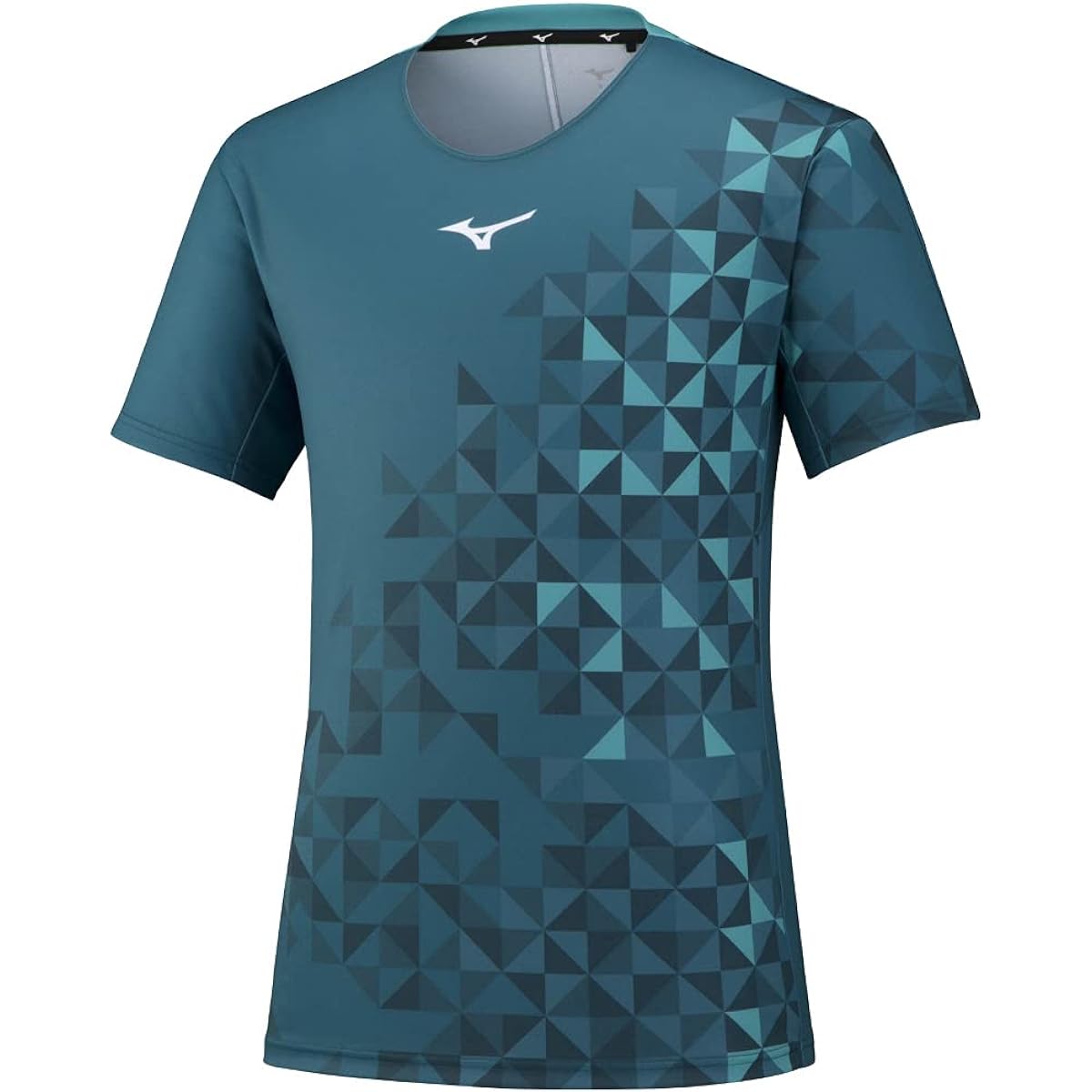 [Mizuno] Tennis Wear Game Shirt Short Sleeve Sweat Absorbent Quick Drying 62JA1501