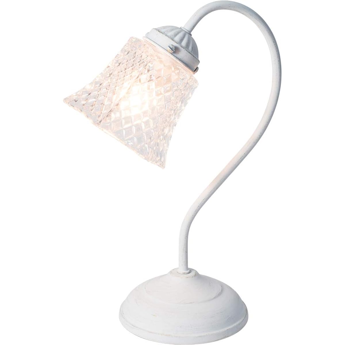 Mula Ellen Table Lamp, Night Lamp, Touch Sensor, Dimming, 3 Levels, Incandescent Light Bulb Included OF-069-1 (Antique White, Clear Glass)