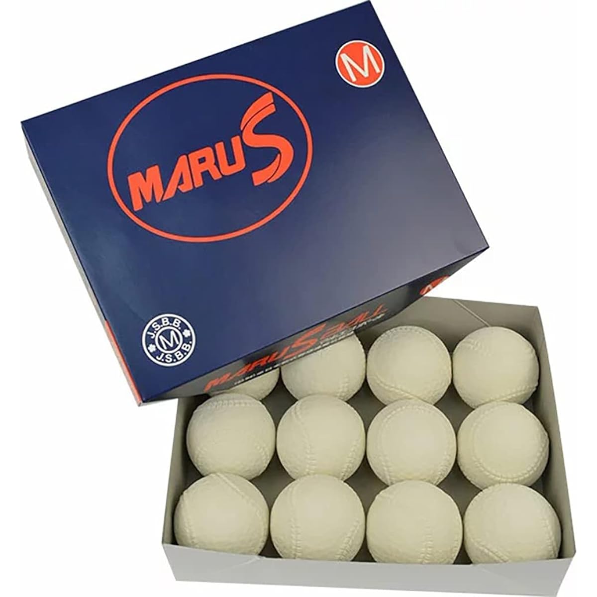 Daiwa Marusu Soft Ball M No. (Softball Official Ball) 1 Dozen 12 Balls MARUS-M-1