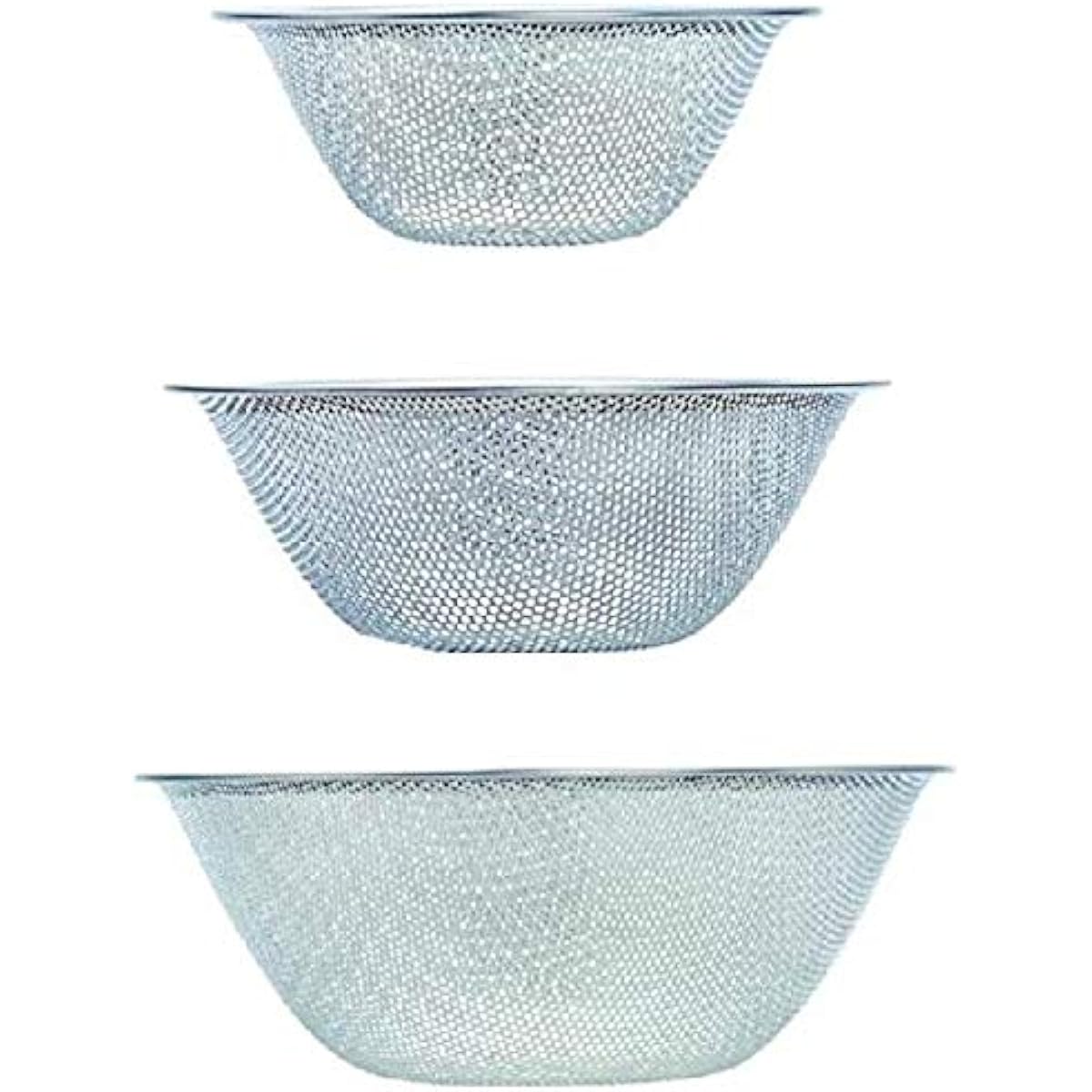 Sori Yanagi Punching Strainer 3-piece set (16cm, 19cm, 23cm)