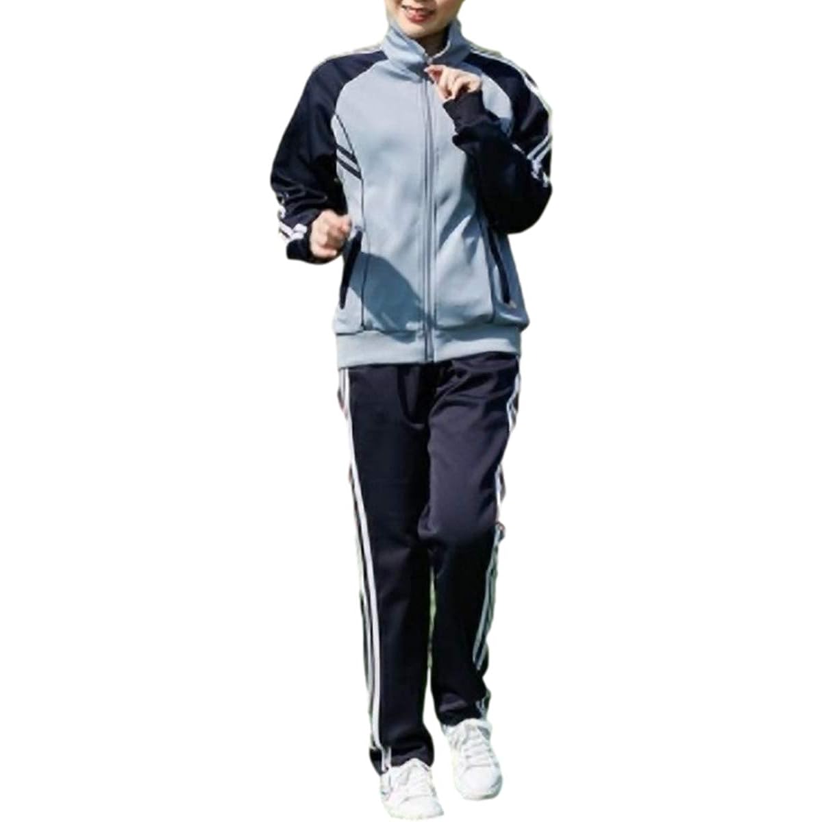 [kanaelun] Jersey Top and Bottom Set, Women's, Authentic Sportswear, Setup, Gym Clothes, Gym Clothes, Sweat Absorbent, Quick Drying