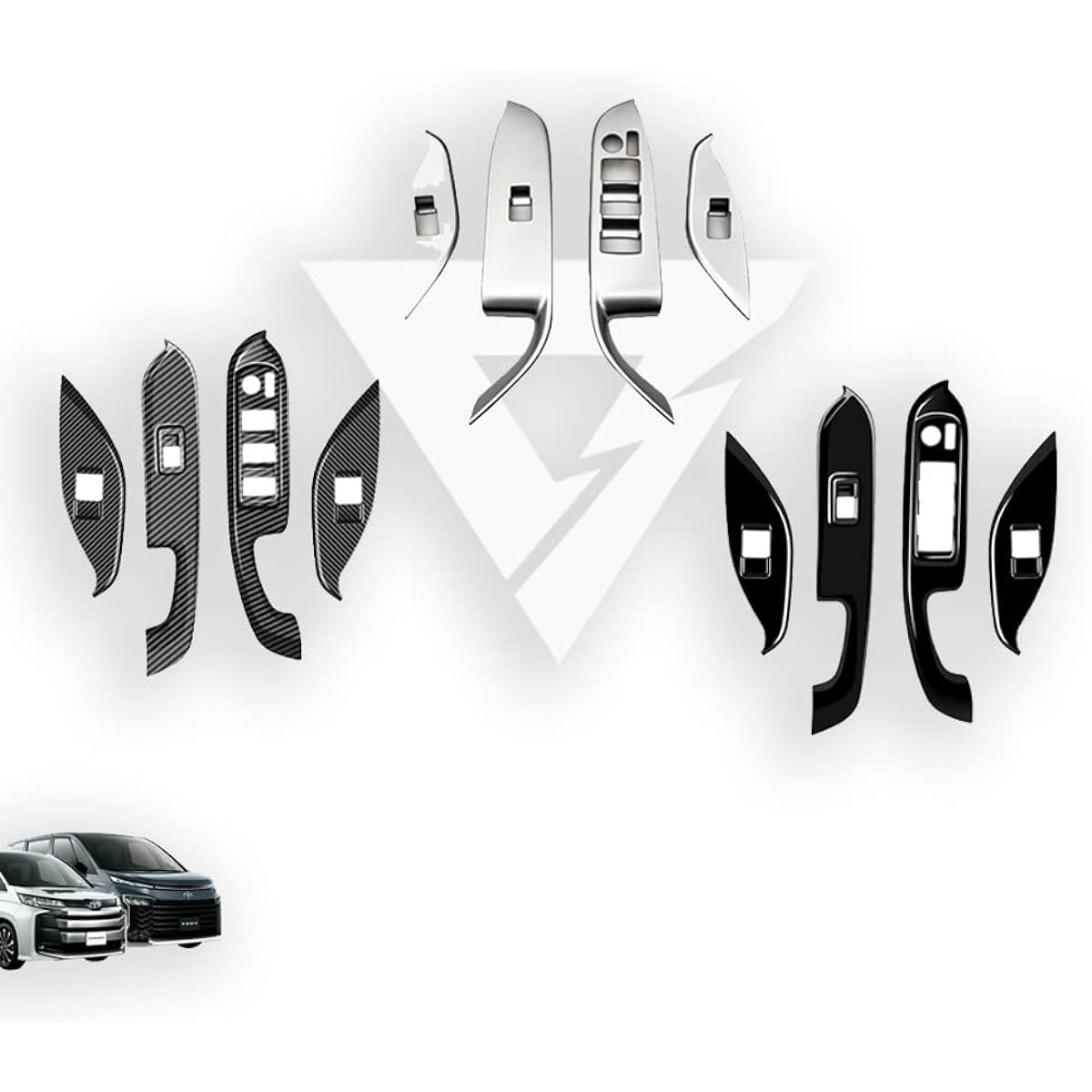 KUTOOK New Voxy 90 Series Noah 90 Series ZWR90W ZWR95W MZRA90W MZRA95W Parts Power Window Panel Door Switch Garnish