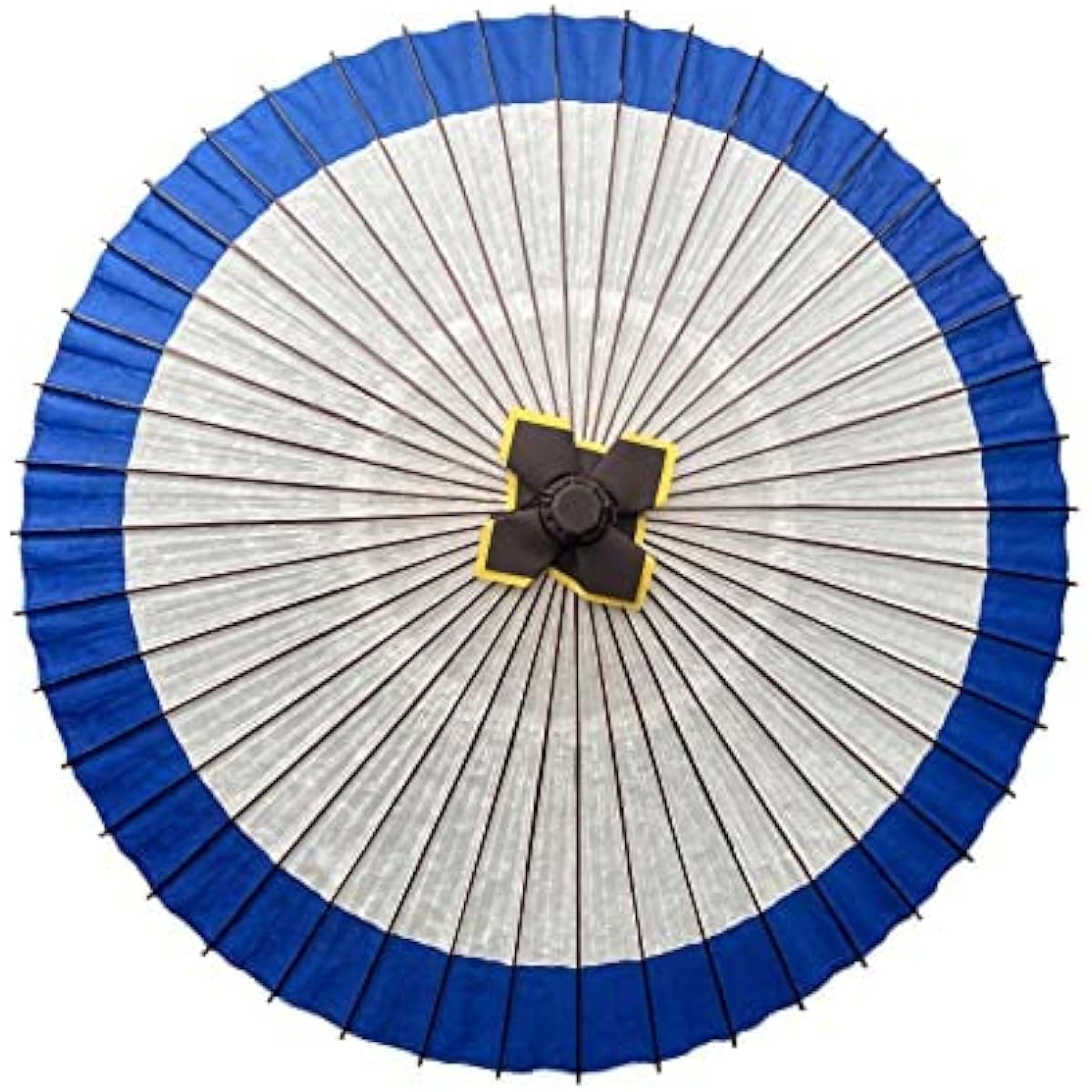 Yamamoto Bamboo Craftsman (YAMAMOTOTAKIZAYIKUYA) Hanamaki Umbrella, Hinomaru Japanese Umbrella, Practical Janome Umbrella, Umbrella, Waterproofing, Banku Blue