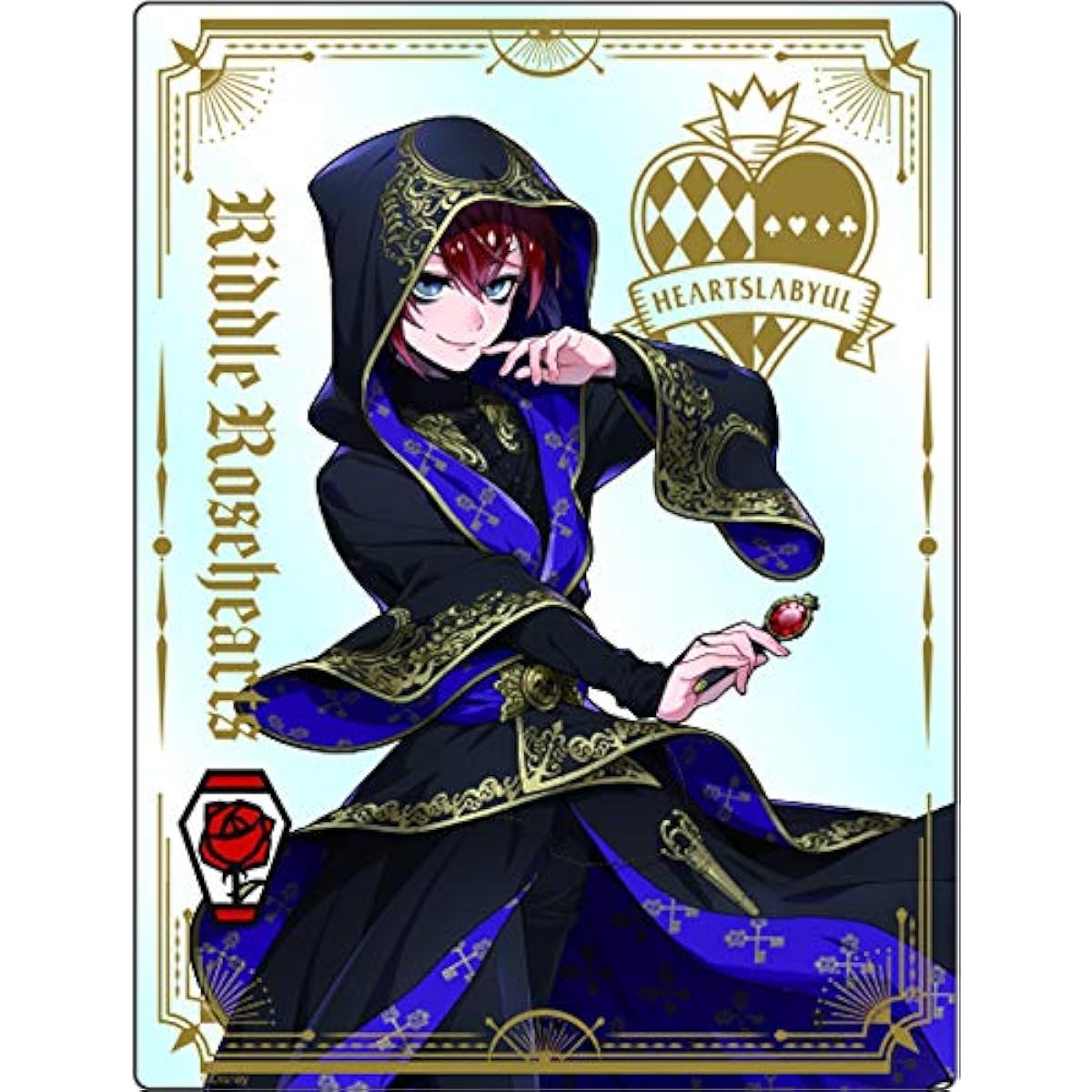 Tees Factory Twisted Wonderland Acrylic Stand Riddle Rose Heart H28.2 x W21.3cm TWL-5580674RL