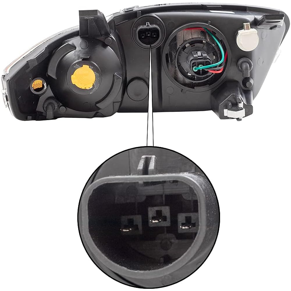 Brock replacement driver and passenger seat set headlight 2003 2005 Cavalier 22707274 22707273