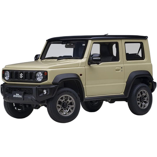 AUTOart 1/18 Suzuki Jimny Sierra (JB74) Ivory Metallic/Black Roof Finished Product 78510