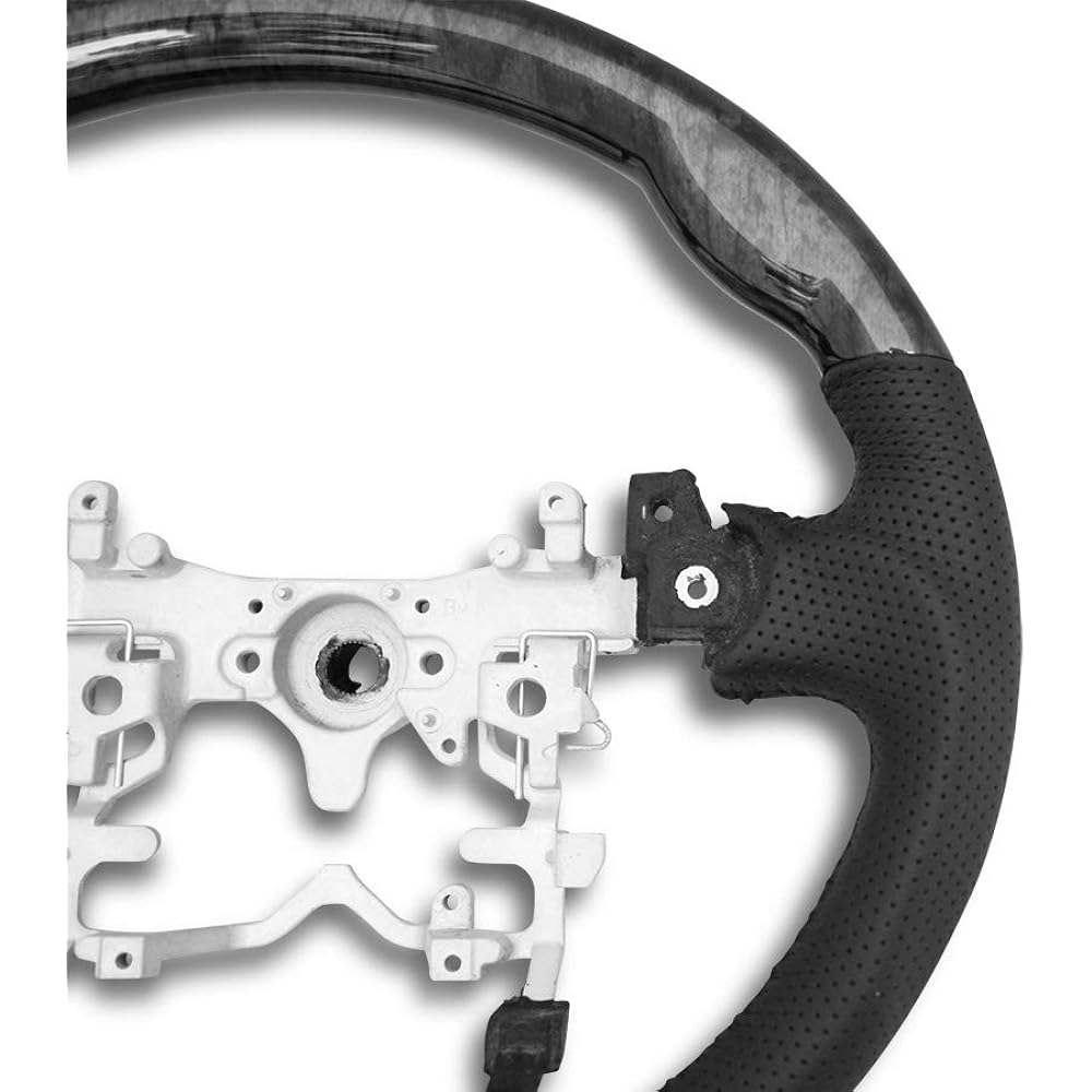 TRISTAR'S [Prius ZVW 30 Series] Gun Grip Steering Shift Knob Black Wood Grain