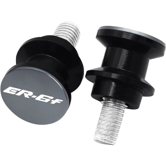 Stand Screw Slider Motorcycle Parts CNC Rocker Arm Spool Bracket Screw Slider M10 is perfect for Kawasaki ER-6F 2006-2016 ER-6N 2005-2013 ER 6N6F (Color: ER-6f Titanium)