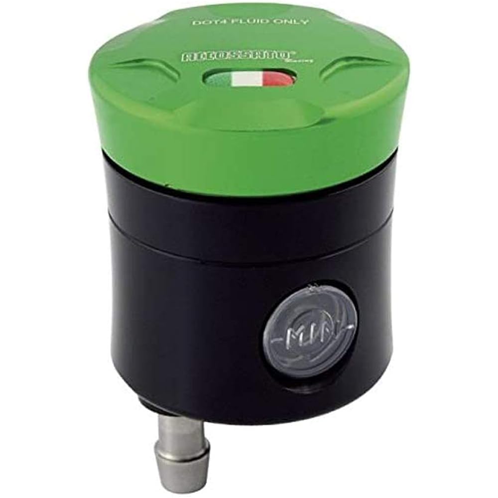 ACCOSATO CNC Fluid Tank 15ml Vertical Black/Green 400-FU015V.154