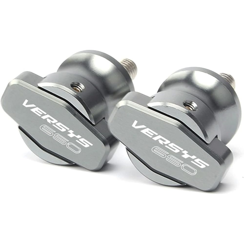 DOOREX Motorcycle Swingarm Spool Stand Screw Slider 10mm CNC Aluminum Accessories Kawasaki Versys 650 Versys650 2007-2014 Swingarm Slider Spool (Size : 10M Titanium)