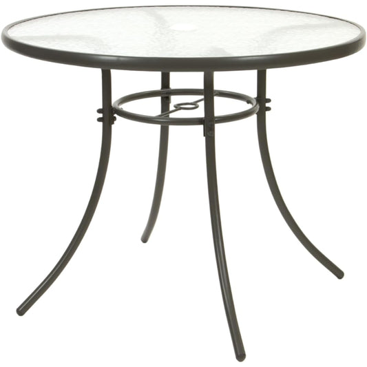 Takeda Corporation [Garden Table Glass] Gray 90 x 90 x 71cm Garden Table GDT-90