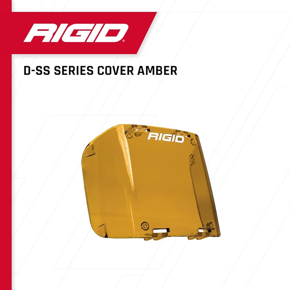 Rigid Industries -32183 D -SS Series Light Cover, Amber: Automotive headlight protector