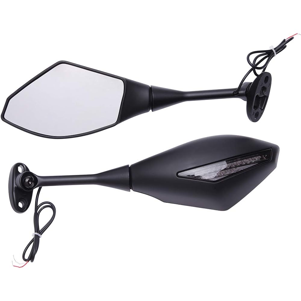 Compatible with Honda CBR250R CBR 600 RR (matte black+smok lens#1)