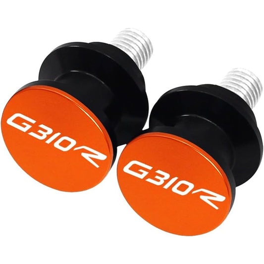 Stand Screw Slider 8MM Motorcycle Parts Swing Arm Spool Slider Bracket Screw Protector is very suitable for BMWG 310R G 310GS 2017-2021 (Color: G310R Orange)