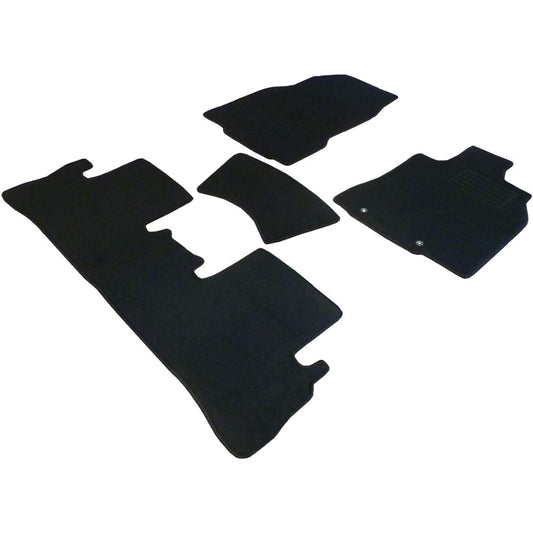 Fenice Car Mat Floor Mat Domestic Production (Nissan Cube Z12 NZ12) Black Anti-Slip Shape Resistant to Slip Car Mat (Car Parts Specialty Store)