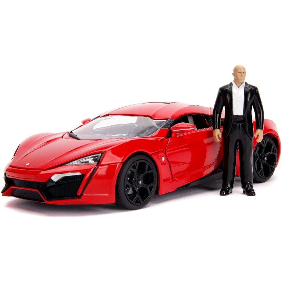 JADATOYS 1:18 Fast and Furious Diecast Car LYKAN HYPERSPORT w/LIGHT & DOM [Parallel Import]