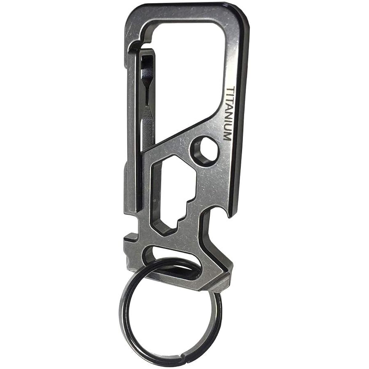 Glory Pro Keychain Titanium Alloy Key Ring EDC Tool Multi Tool Hardware Home Outdoor Loss Prevention Bottle Opener Bicycle Spoke Wrench Present