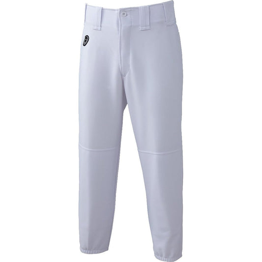 ASICS Baseball Boys' Practice Pants Rakushiro Regular Fit Practice Pants Trousers for Juniors 130cm 140cm 150cm 160cm White Neo Revive BAA50J