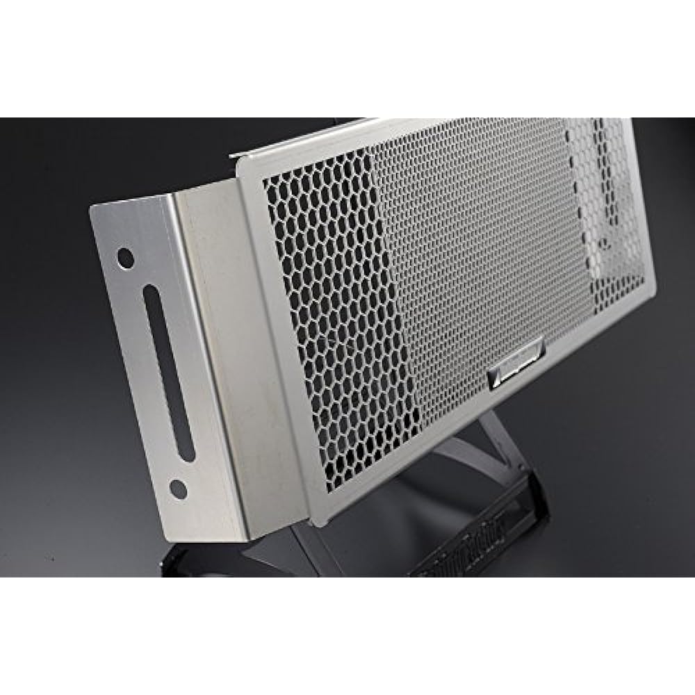 Etching Factory Core Guard Oil Cooler Guard Emblem: Black Stainless Silver XJR400 OGY-XJR400-00