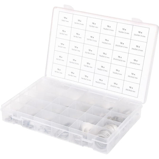 KS TOOLS Aluminum washers assortment M5-28 300 pcs 970.0160