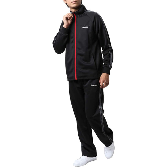 [Kappa] Running Wear Jersey Men's Top and Bottom Set M-6L Sportswear Room Wear Loungewear Setup