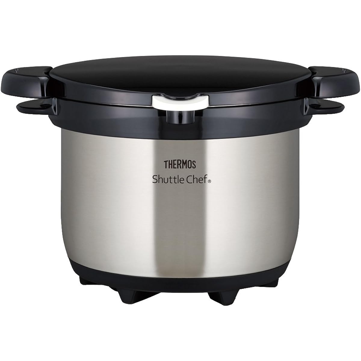 Thermos Vacuum Insulation Cooker Shuttle Chef 3.0L (for 3 to 5 people) Clear Stainless Steel KBG-3000 CS