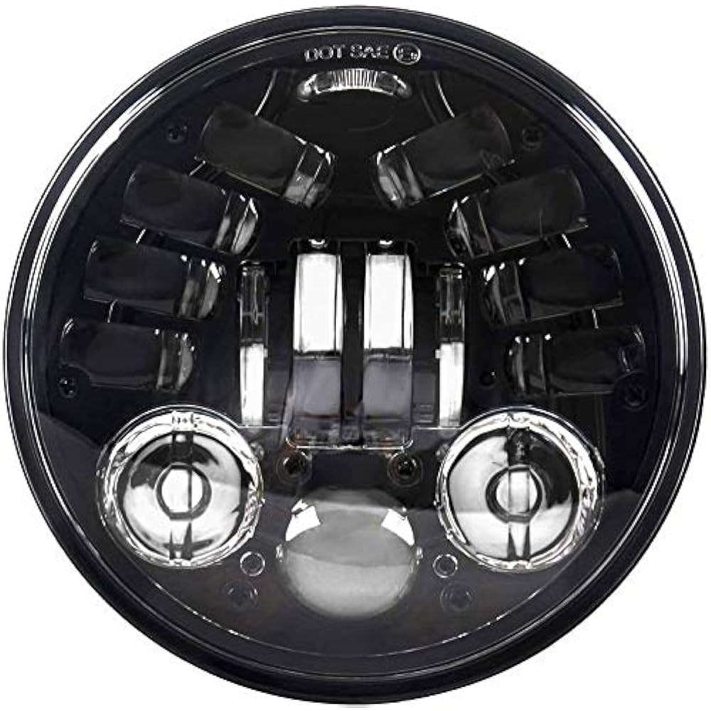 EAGLE LIGHTS 5.75 inch LED Head Light Kit Kit Bonda VTX Bracket and Plug with Bracket 2002-2008 VTX 1800, VTX 1300 compatible