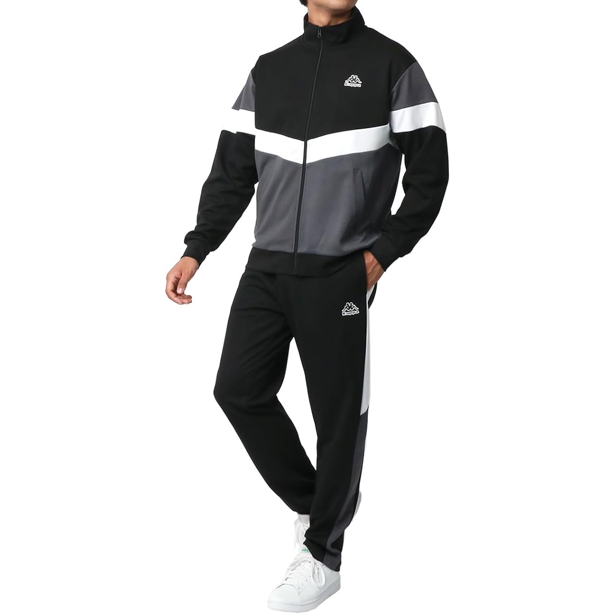 [Kappa] Men's Jersey, Top and Bottom Set, Top and Bottom Setup, Color Scheme, Switching, Sports, Training, Loungewear, Loungewear