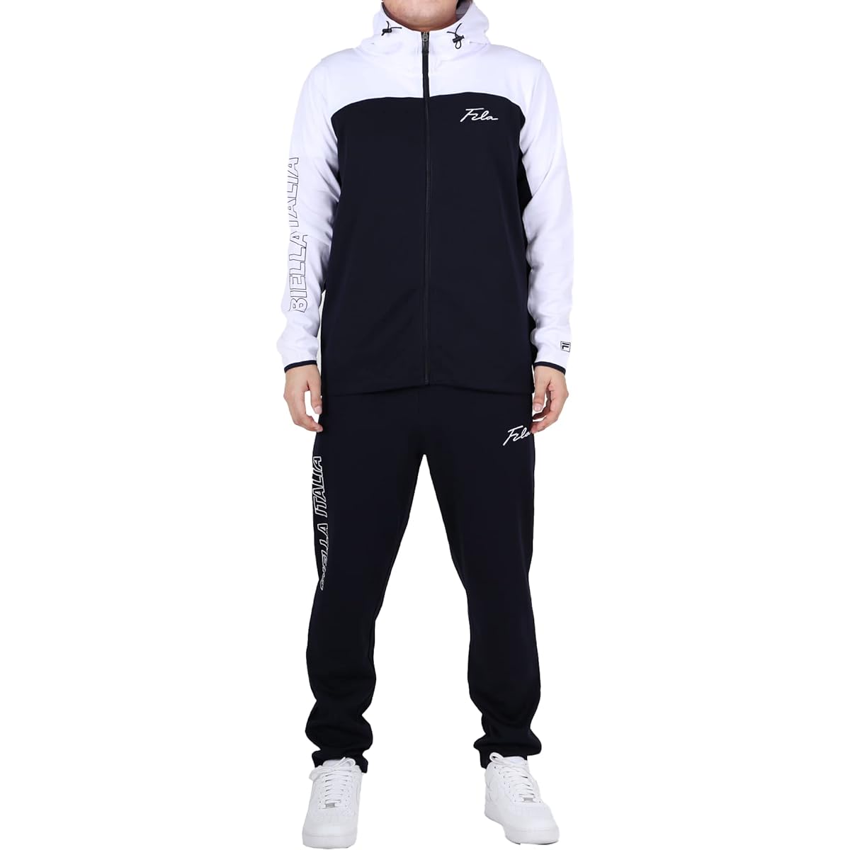 [Fila] Jersey top and bottom set Jersey top and bottom set Men's Women's Setup Stylish Casual Simple Loose M L LL Sportswear Loungewear Gym
