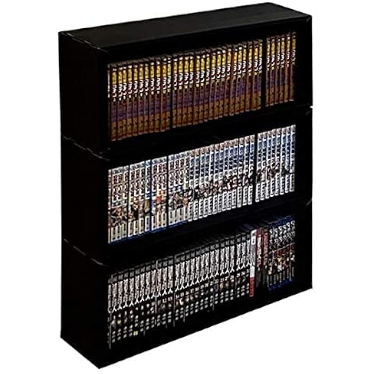 HOWAY Comic Rack (Black) | Cardboard Storage Furniture Storage Box Shelf Bookshelf Bookcase