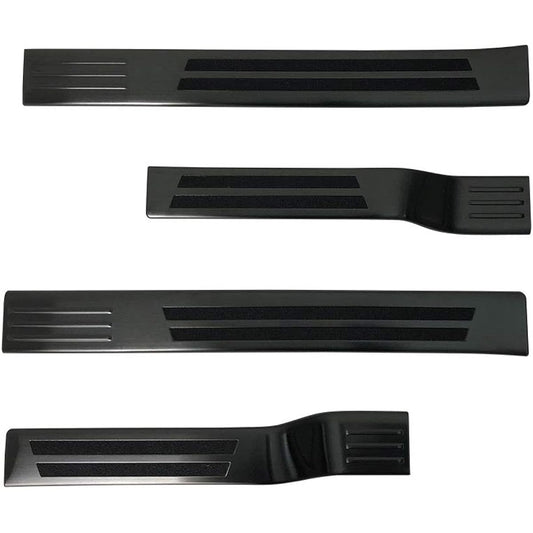 Samurai Produce Mazda MX-30 Scuff Plate Side Step Inside Front Rear Set 4P Black Hairline