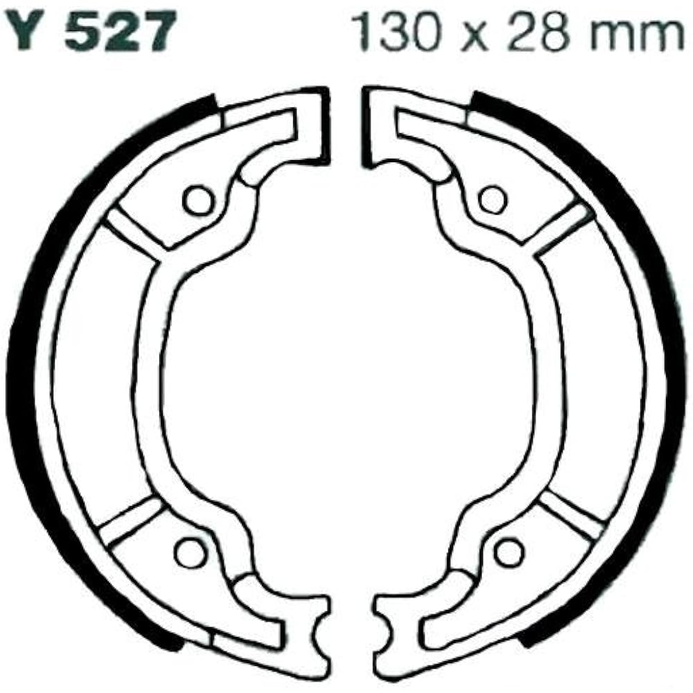 EBC brake shoe 527 metallic one size