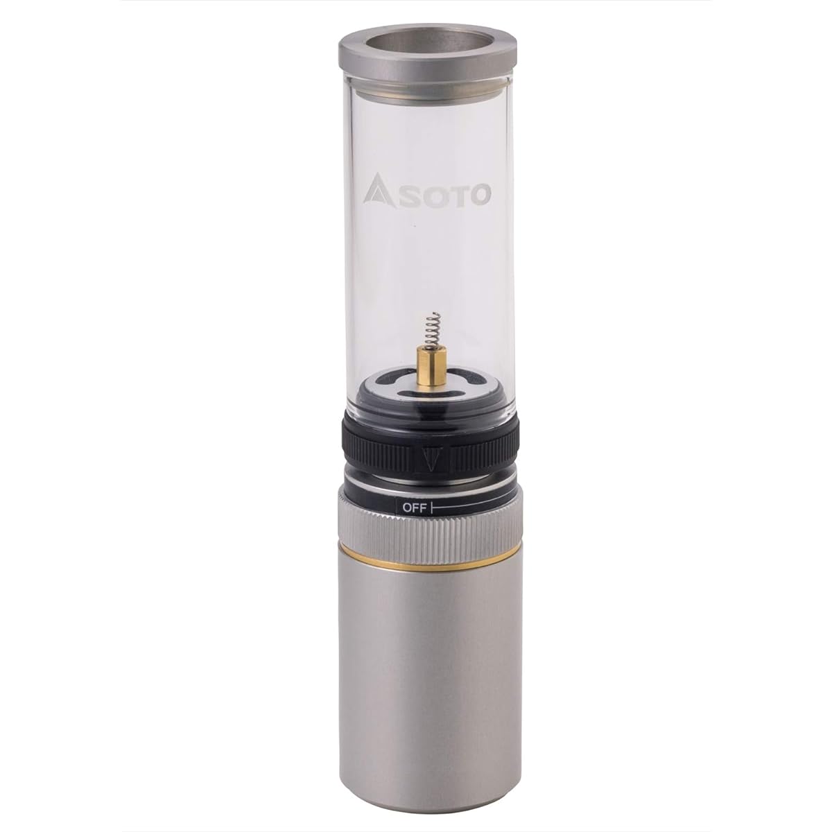 SOTO Hinoto SOD-251 Silver Body size: Diameter 3.6 x 14.5cm