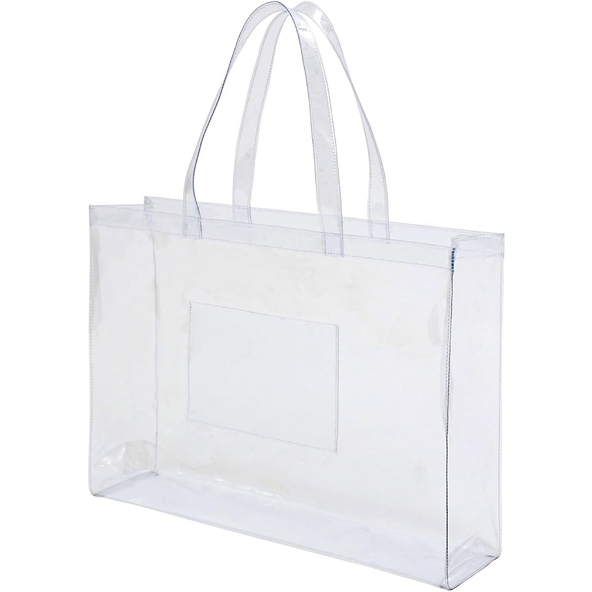 Astro Vinyl Bag L Size Clear Bag Compatible with A3 Size Transparent Tote Bag Pool Bag Handbag Ita Bag Spa Bag Gym Swimming Travel Outdoor 327-06