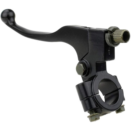 7/8 inch Universal Motorcycle Black Left Clutch Brake Handle Lever Perch Honda CRF XR 80 100 CRF80 XR200 SSR 125cc Coolster Roketa Baja X-Treme Pit Dirt Motor Bike Motocross Parts