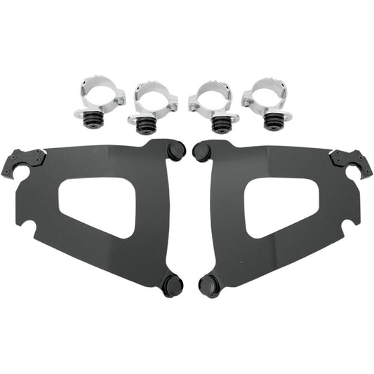 MEMPHIS Shades Trigger Lock Mount Kit Bullet Black for Fairing MEB1977
