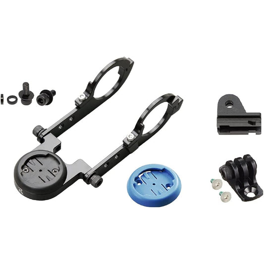 [Rec Mount] "Third Generation" Type 19 Combo Mount for Garmin/Wahoo/Pioneer (Type 2 with GP-K400A+GP-CATHL1) [N19-WAH+GP-254] For handle clamp diameter 25.4mm