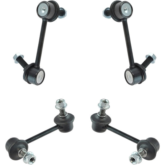 TRQ Frontor Suspension Stabilizer Swaver Endink LH RH Set 4 Piece CX-7 Compatible