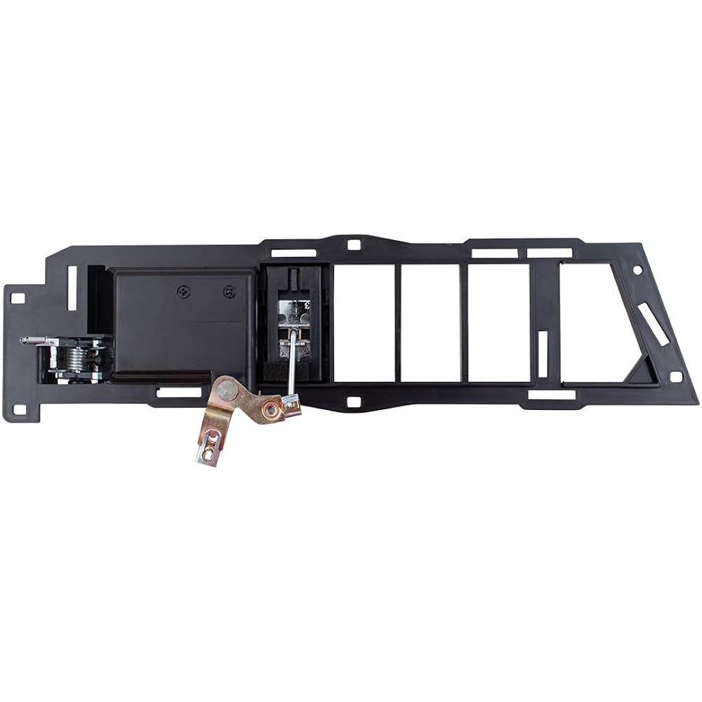 Autoandart BROCK replacement Pair Set Pair Set Front Inside Door Black Base With Chrome Lever 1988-1994 C/K Old Body Style Pickup 22086873 22086874