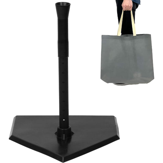 KaRaDaStyle Batting Tee for Children 47-67cm Staged Batting Practice Batting Baseball Softball Hardball Youth Baseball Softball Practice Swing Training Rubber Height Adjustment Portable Storage Bag Included