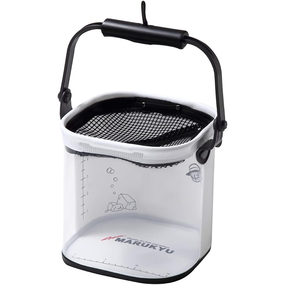 Marukyu Fishing Gear Clear Water Bucket MQ-01