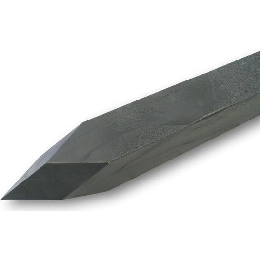 Set of 12 square piles, no holes, 55 x 55 x 900 mm