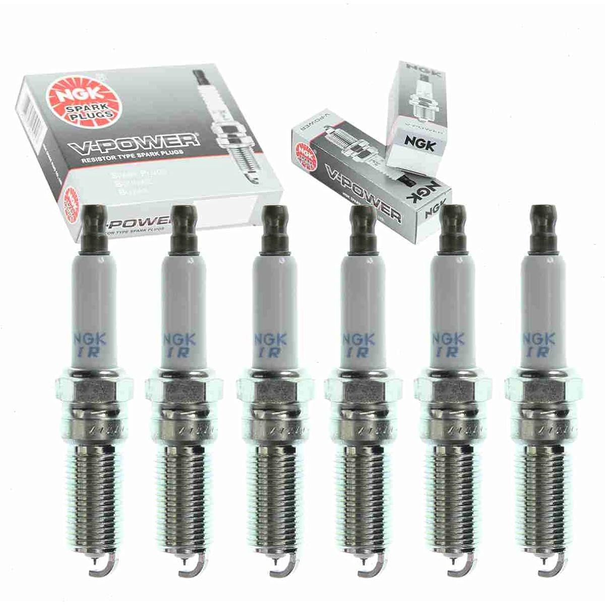 NGK V -POWER 6PCS Spark Pluggy Prangler 07 - 11 3.8L V6 Kit Set Tune Up