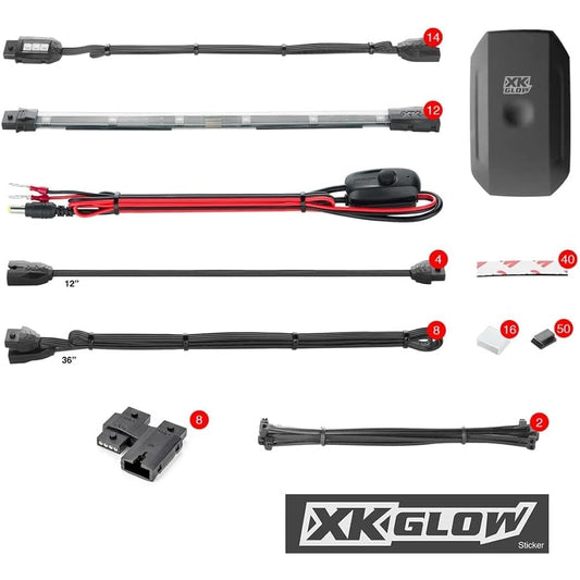 XK Glow XK Chrome LED PRO Kit KS-MOTO-PRO