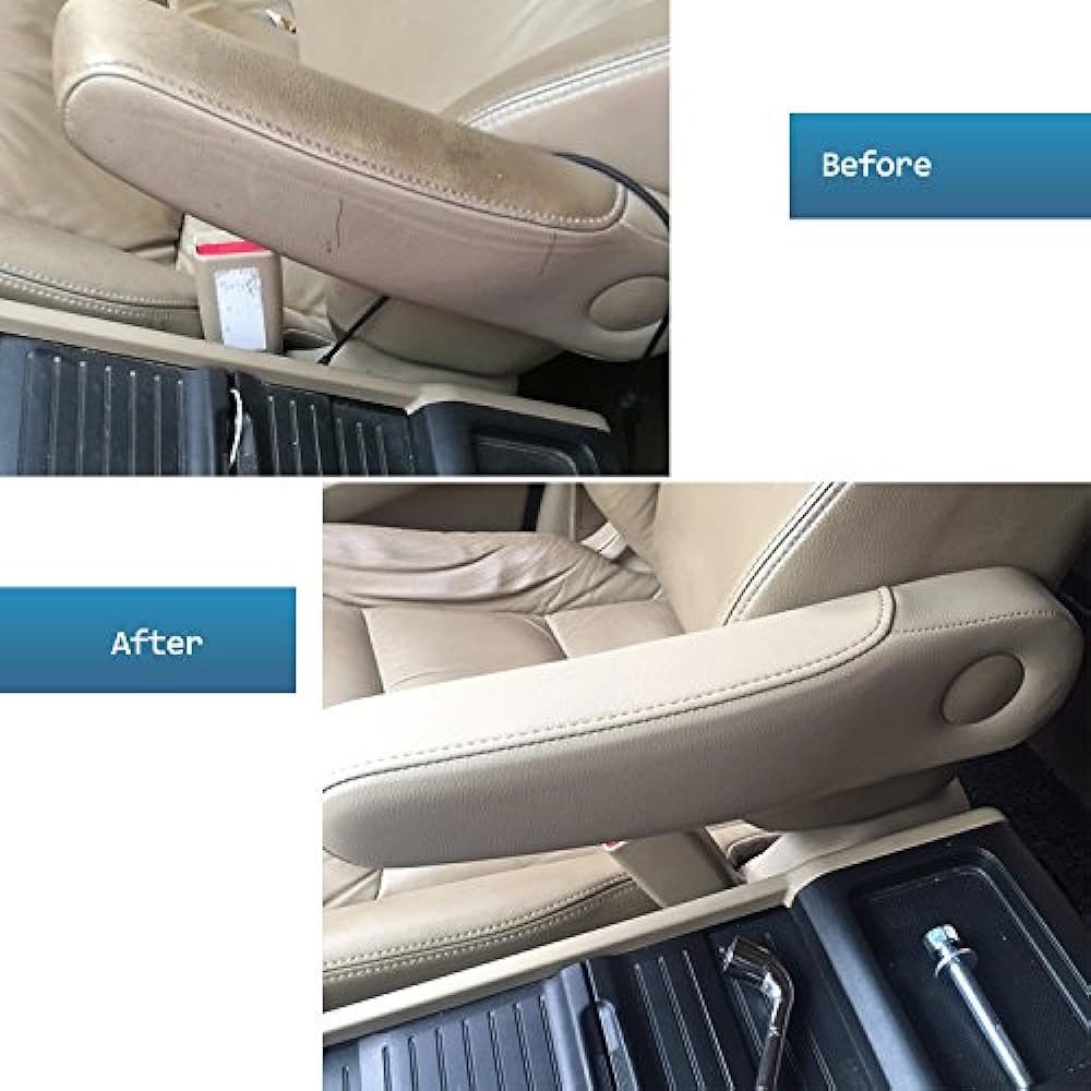 1 Pair Beige Leather Arm Rest Cover Arm Rest Cover Interior Honda CR-V 07 08 09 4 for door