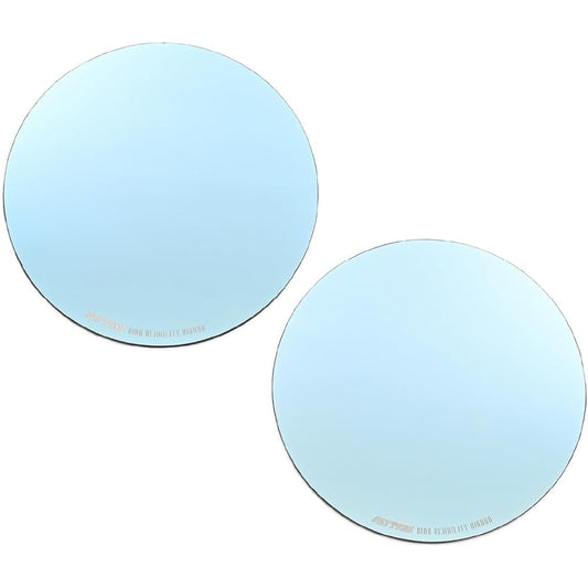 Daytona High Visibility Mirror for Motorcycles Stick-on Type Hunter Cub CT125 Rebel 250 etc. Wide Angle Anti-glare Reduced Glare HONDA3 Blue 41473