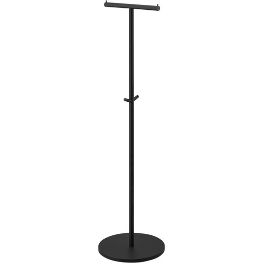 Yamazaki Jitsugyo Pole Hanger Black Approx. W36.5XD36.5XH140cm Smart Coat Hanger Slim 4081