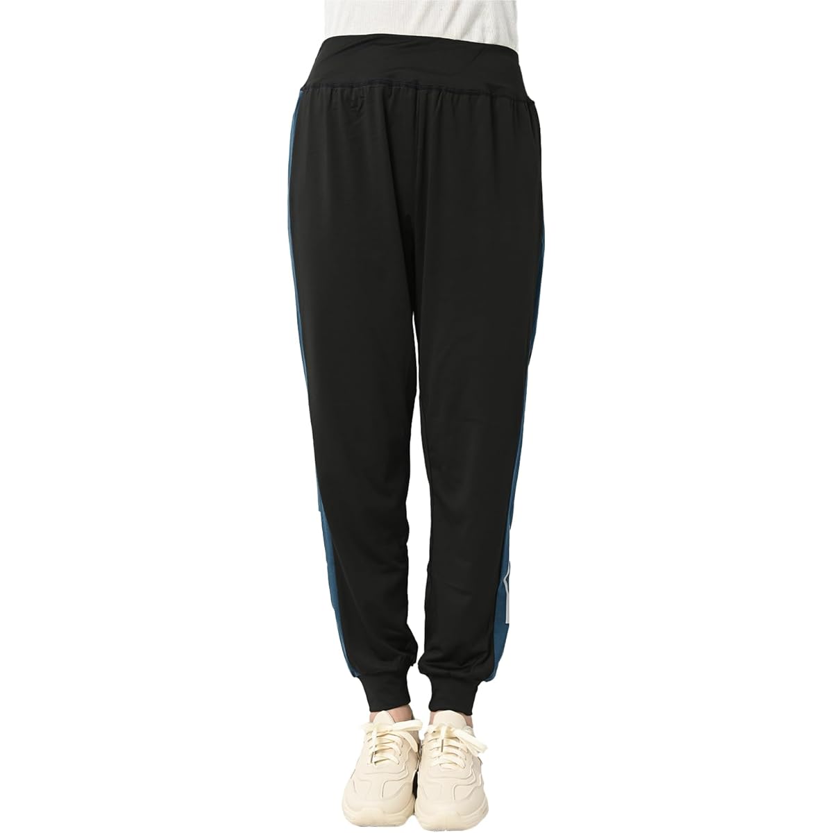 [JANJAM] Large Size Women's Jogger Pants, Quarter Length, Jersey Pants, Sideline Bottoms, Sportswear