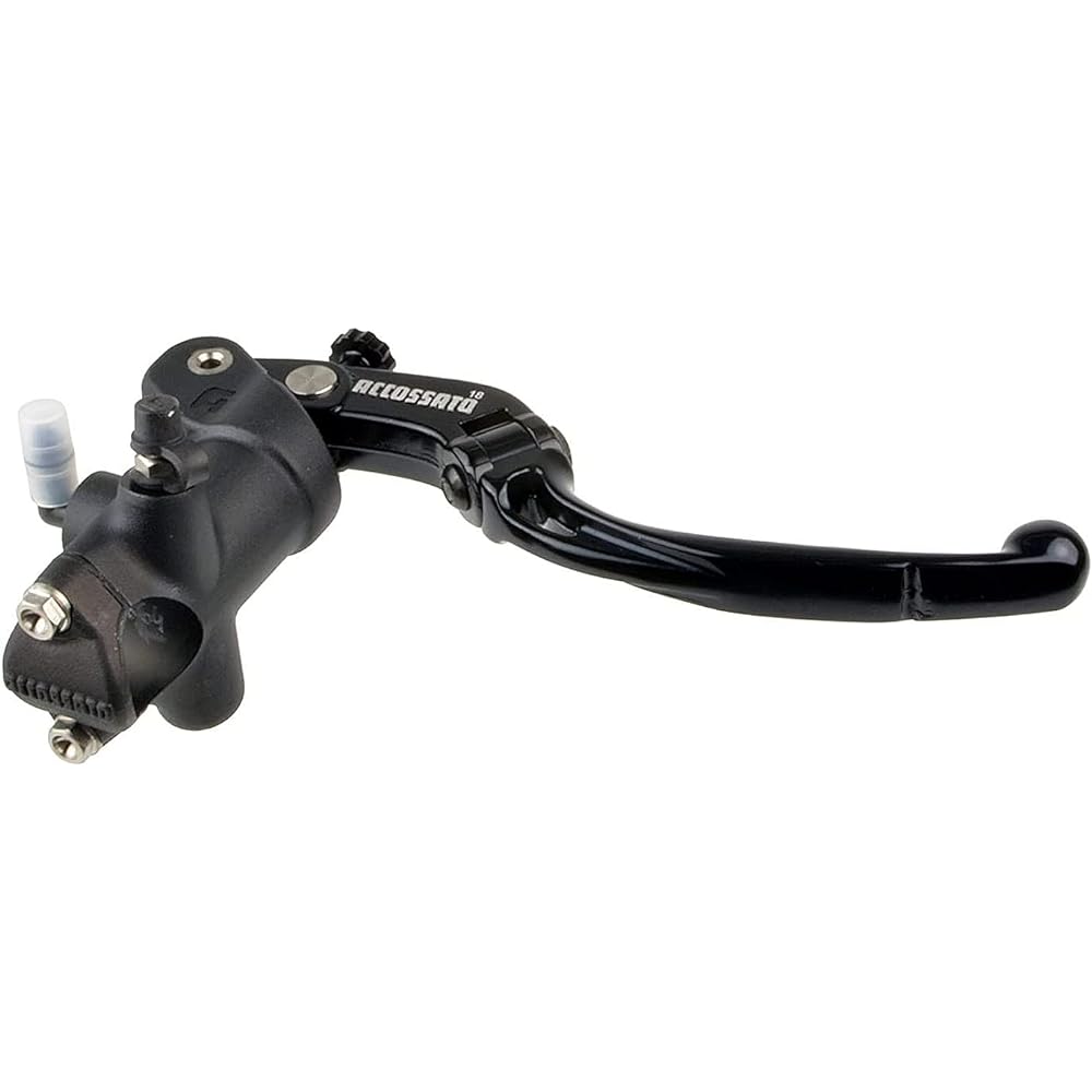 ACCOSSATO Radial Brake Master Cylinder CL Model ?0.7 x 0.7 inches (19 x 18 mm) Folding Lever Black