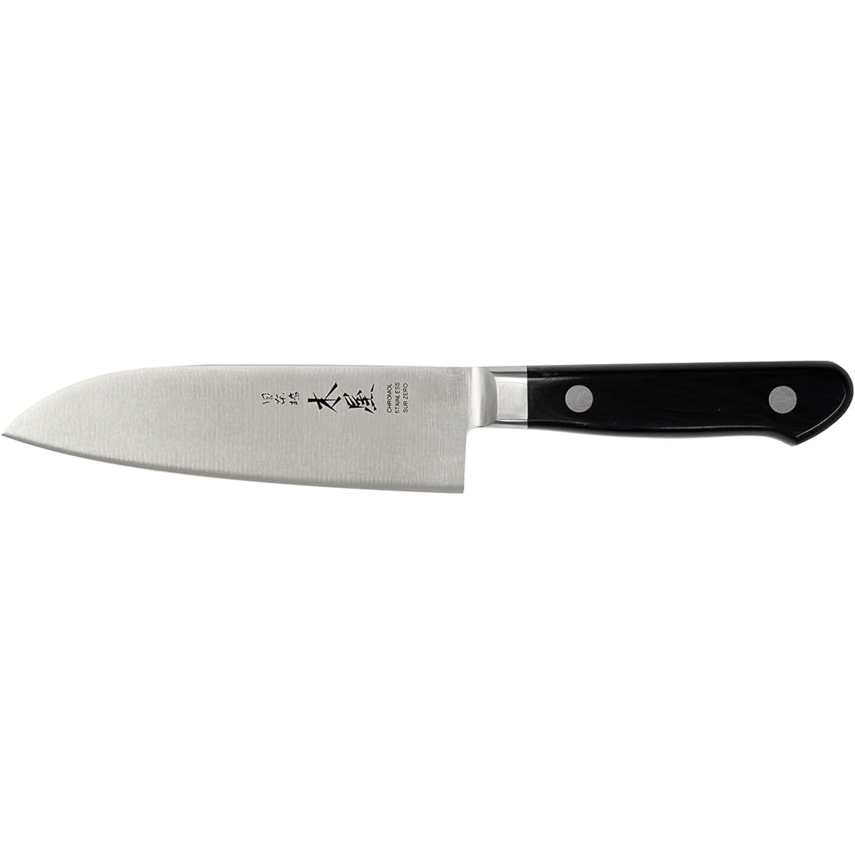 Kiya Santoku knife (middle sickle type) 140mm stainless steel CM50